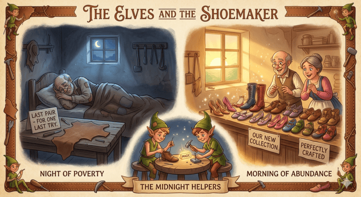 the elves and the shoemaker story