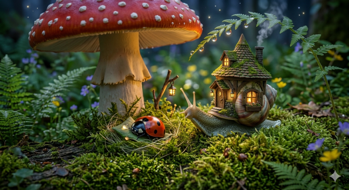the snail who carried a little house story