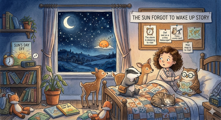 the sun who forgot to wake up story